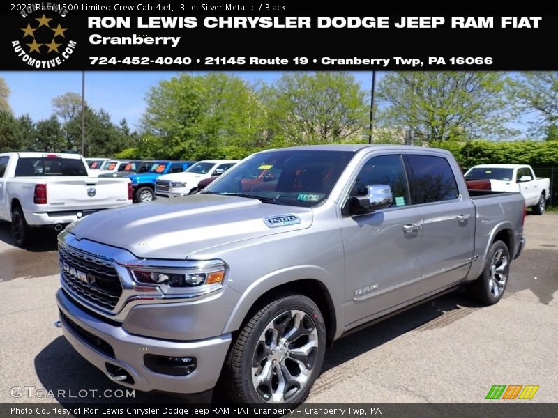 Billet Silver Metallic / Black 2023 Ram 1500 Limited Crew Cab 4x4