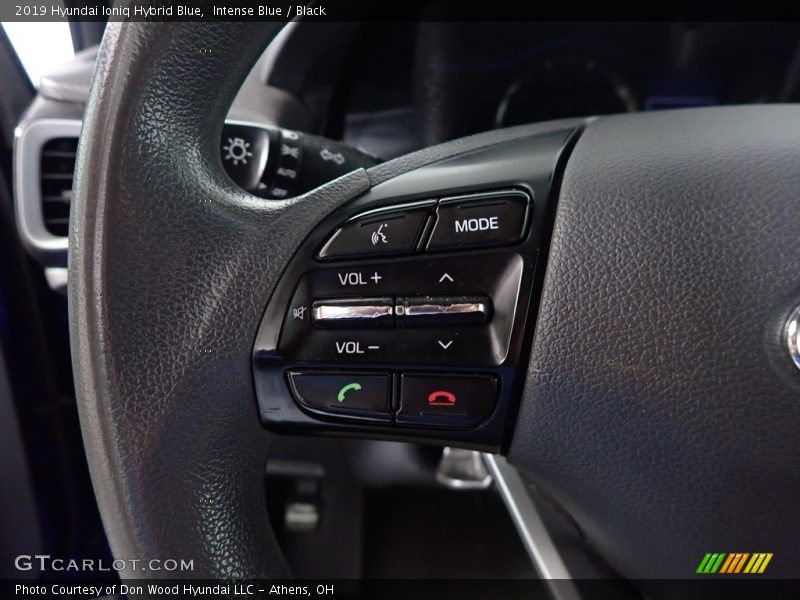 Intense Blue / Black 2019 Hyundai Ioniq Hybrid Blue
