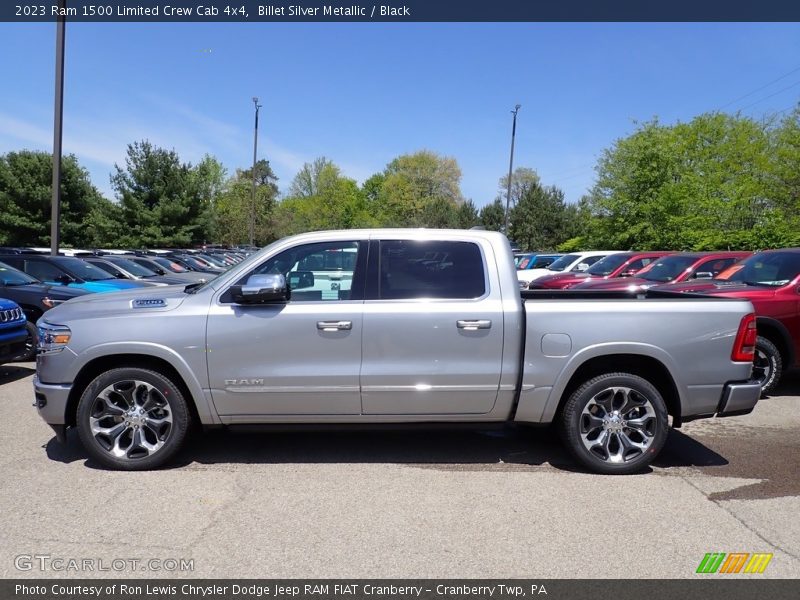 Billet Silver Metallic / Black 2023 Ram 1500 Limited Crew Cab 4x4