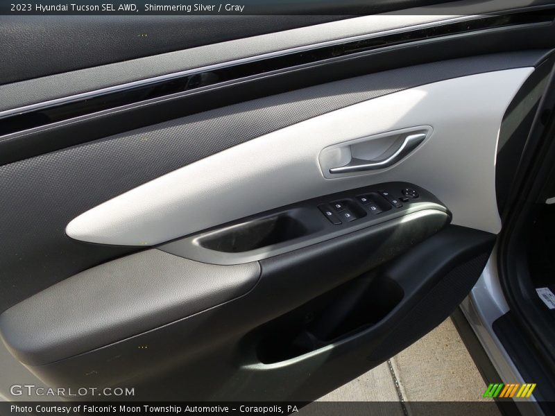 Shimmering Silver / Gray 2023 Hyundai Tucson SEL AWD