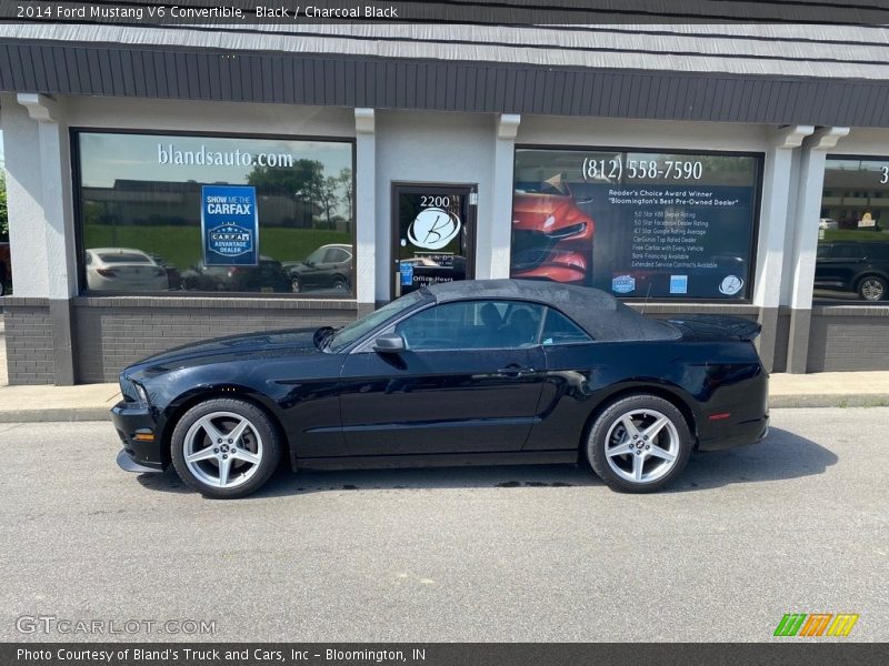 Black / Charcoal Black 2014 Ford Mustang V6 Convertible