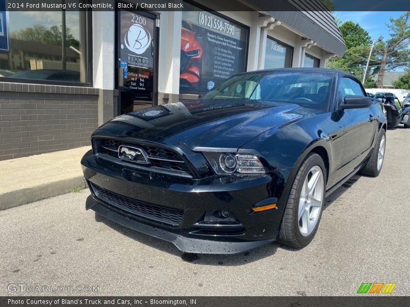 Black / Charcoal Black 2014 Ford Mustang V6 Convertible