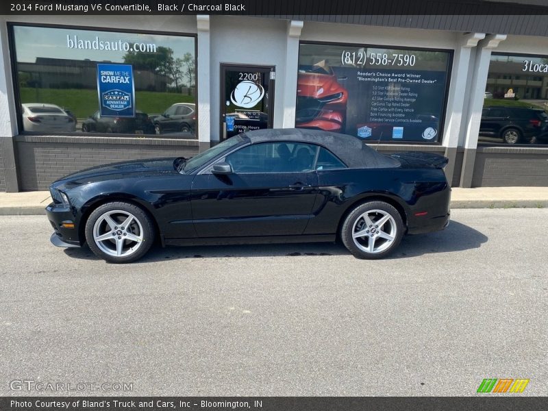 Black / Charcoal Black 2014 Ford Mustang V6 Convertible