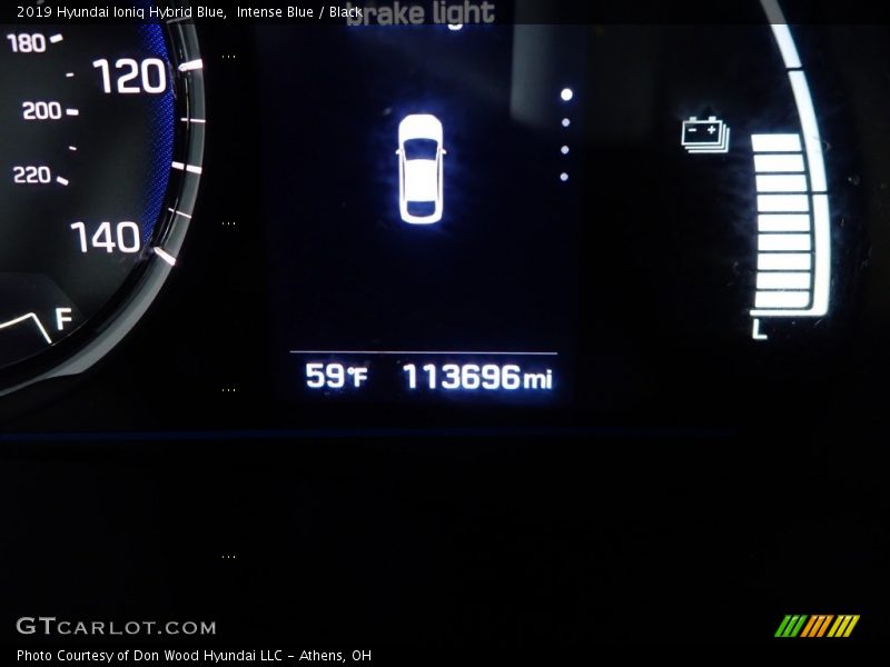 Intense Blue / Black 2019 Hyundai Ioniq Hybrid Blue