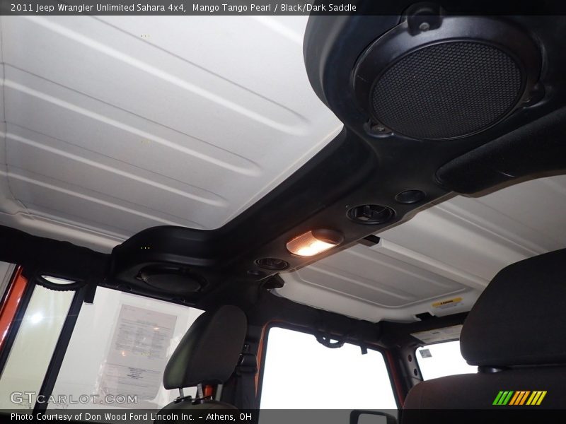 Mango Tango Pearl / Black/Dark Saddle 2011 Jeep Wrangler Unlimited Sahara 4x4