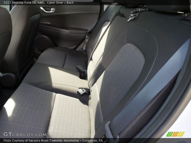 Cyber Silver / Black 2023 Hyundai Kona SEL AWD