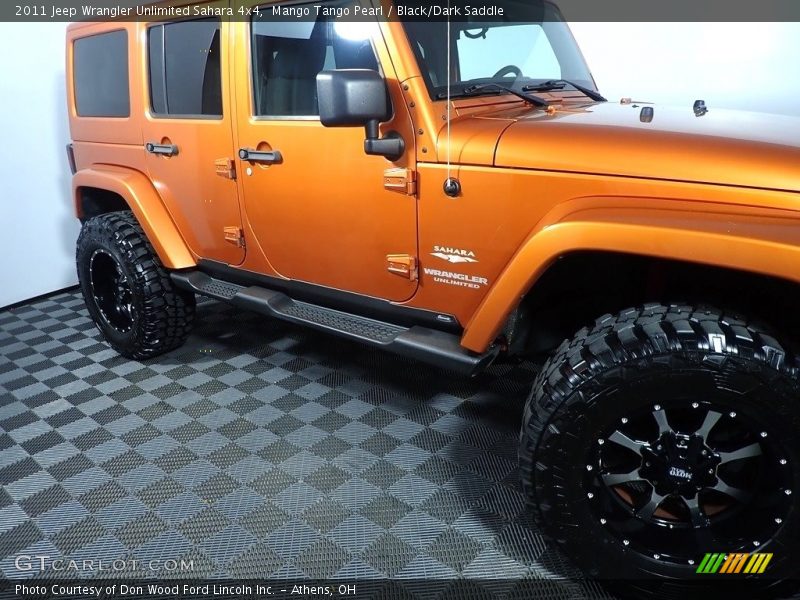 Mango Tango Pearl / Black/Dark Saddle 2011 Jeep Wrangler Unlimited Sahara 4x4