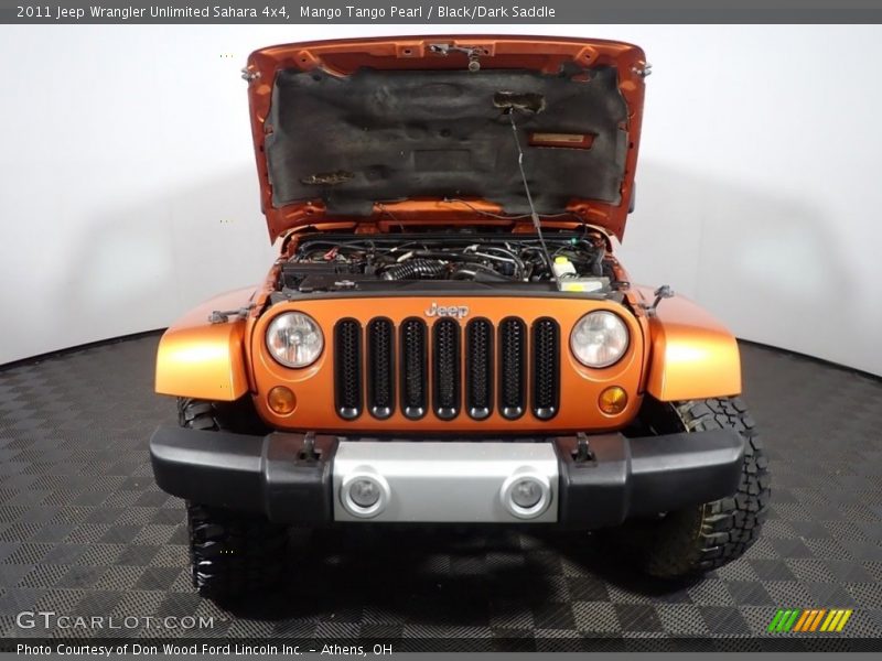 Mango Tango Pearl / Black/Dark Saddle 2011 Jeep Wrangler Unlimited Sahara 4x4