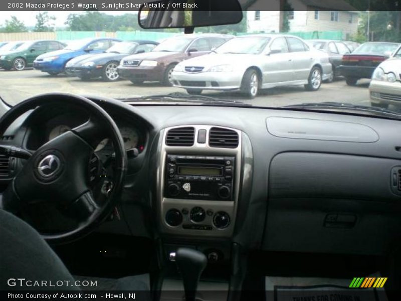 Sunlight Silver Metallic / Off Black 2002 Mazda Protege 5 Wagon