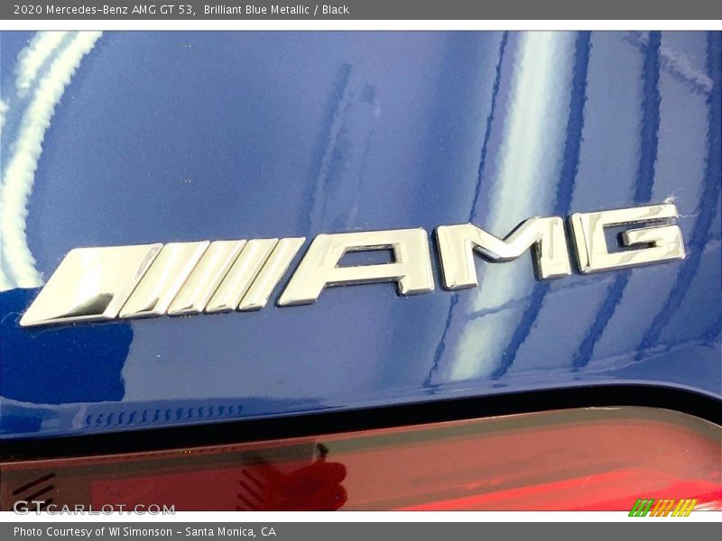 Brilliant Blue Metallic / Black 2020 Mercedes-Benz AMG GT 53