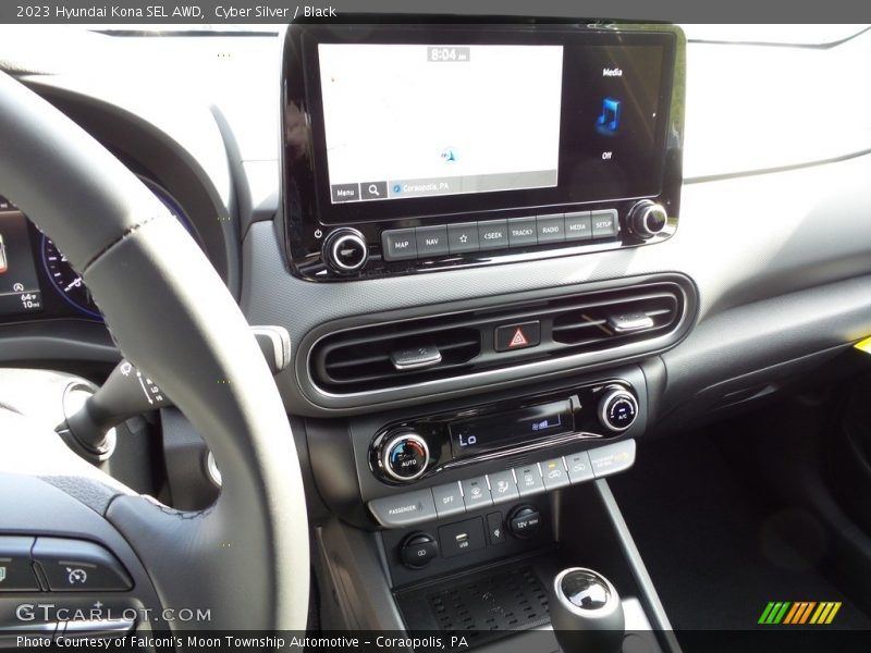Cyber Silver / Black 2023 Hyundai Kona SEL AWD