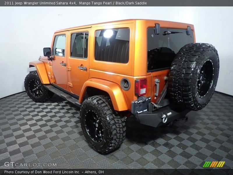Mango Tango Pearl / Black/Dark Saddle 2011 Jeep Wrangler Unlimited Sahara 4x4