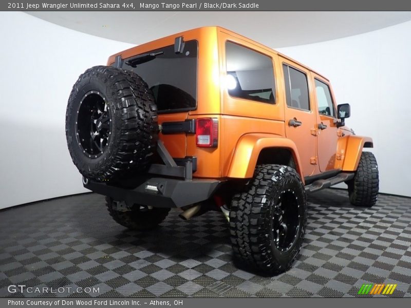 Mango Tango Pearl / Black/Dark Saddle 2011 Jeep Wrangler Unlimited Sahara 4x4