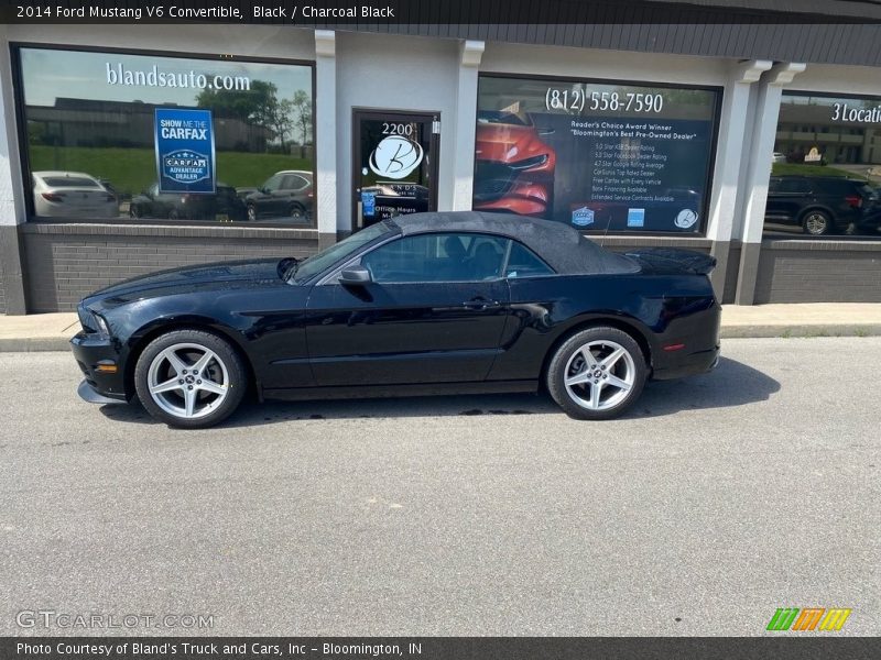 Black / Charcoal Black 2014 Ford Mustang V6 Convertible