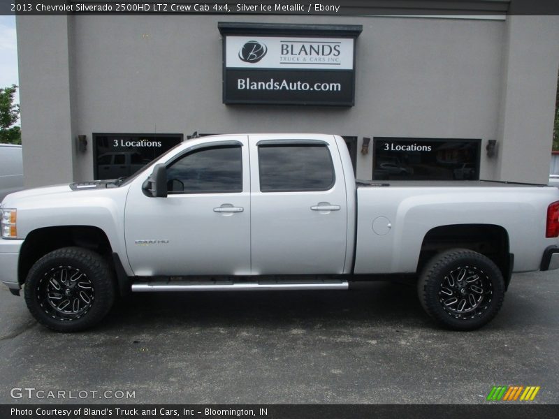 Silver Ice Metallic / Ebony 2013 Chevrolet Silverado 2500HD LTZ Crew Cab 4x4