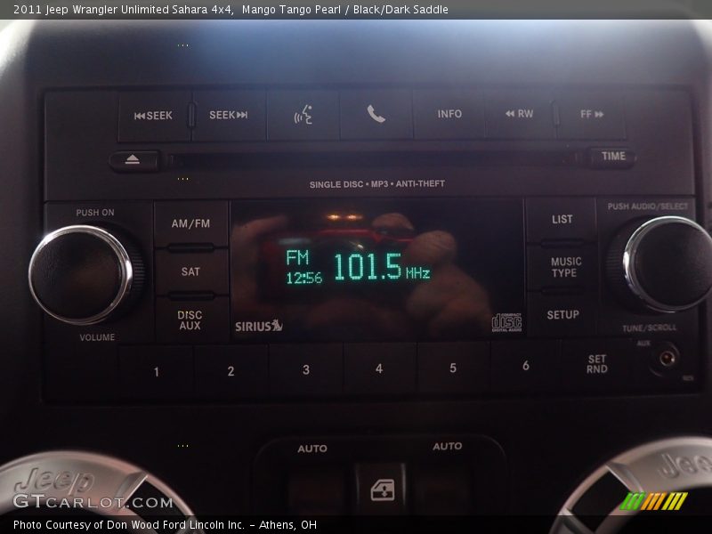 Mango Tango Pearl / Black/Dark Saddle 2011 Jeep Wrangler Unlimited Sahara 4x4