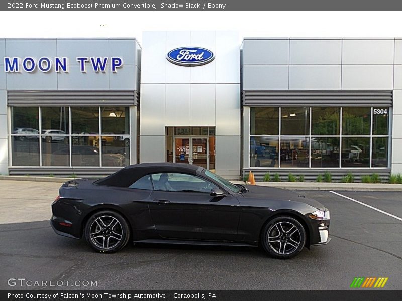 Shadow Black / Ebony 2022 Ford Mustang Ecoboost Premium Convertible