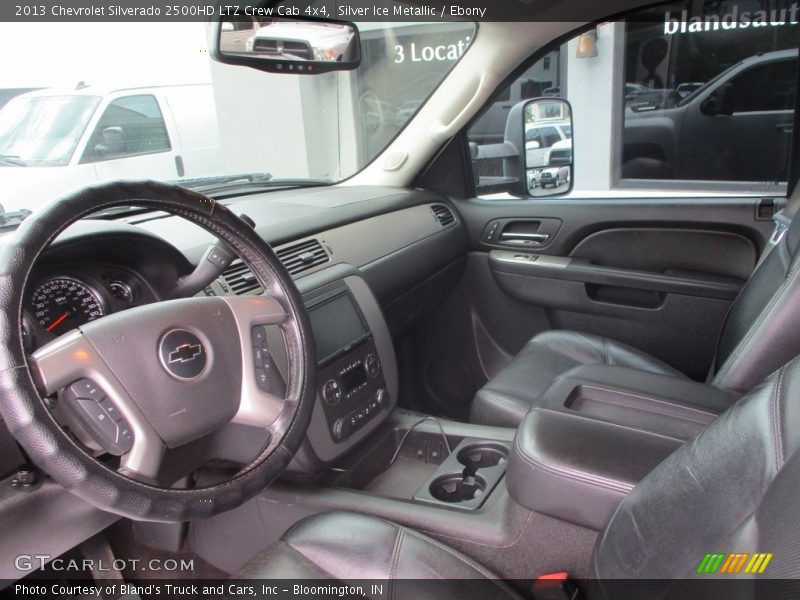 Silver Ice Metallic / Ebony 2013 Chevrolet Silverado 2500HD LTZ Crew Cab 4x4