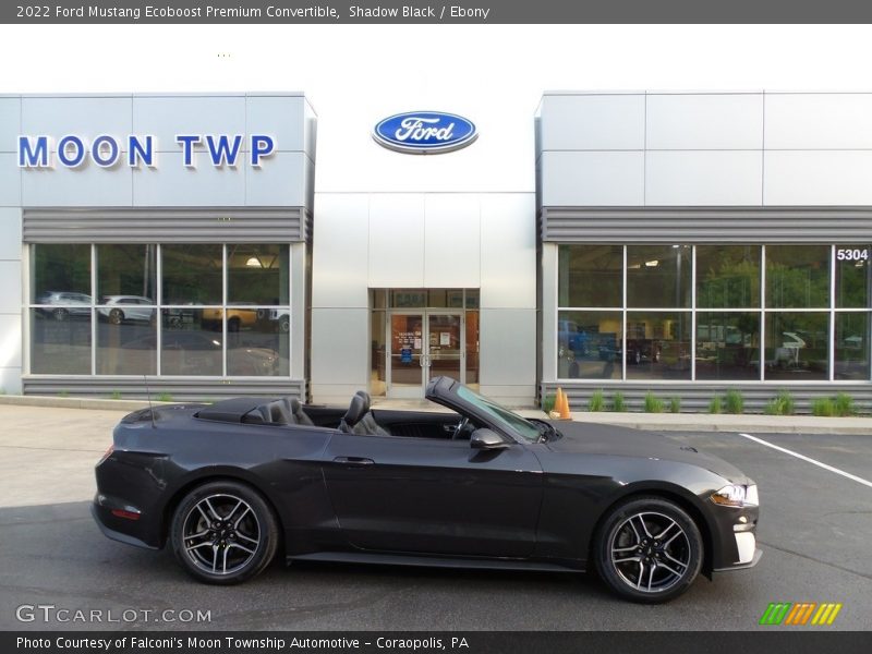 Shadow Black / Ebony 2022 Ford Mustang Ecoboost Premium Convertible