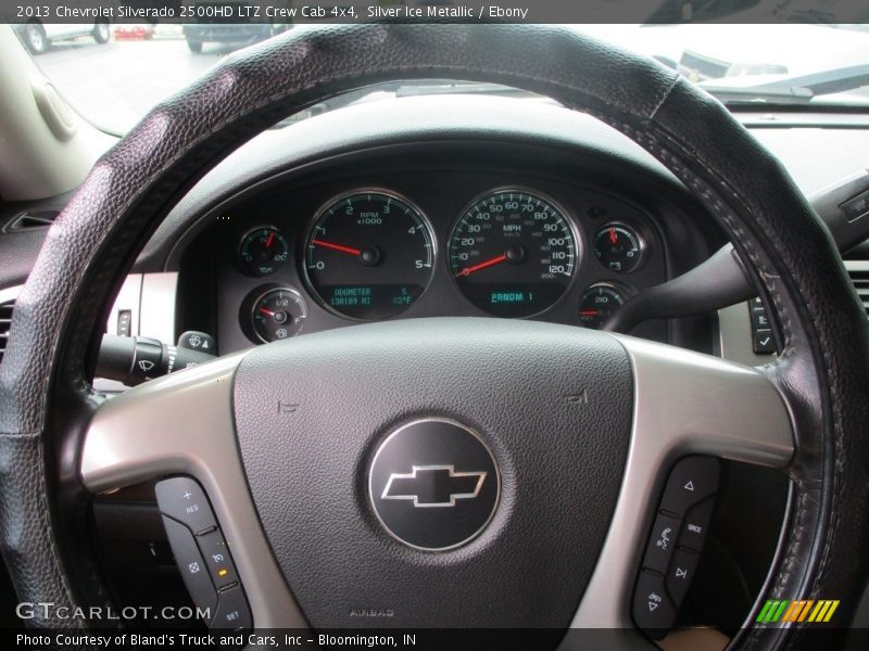 Silver Ice Metallic / Ebony 2013 Chevrolet Silverado 2500HD LTZ Crew Cab 4x4