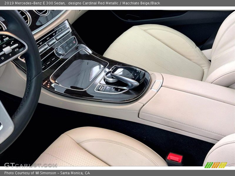 designo Cardinal Red Metallic / Macchiato Beige/Black 2019 Mercedes-Benz E 300 Sedan