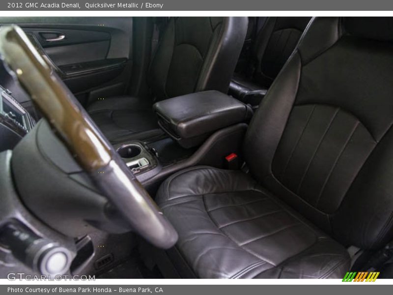Quicksilver Metallic / Ebony 2012 GMC Acadia Denali