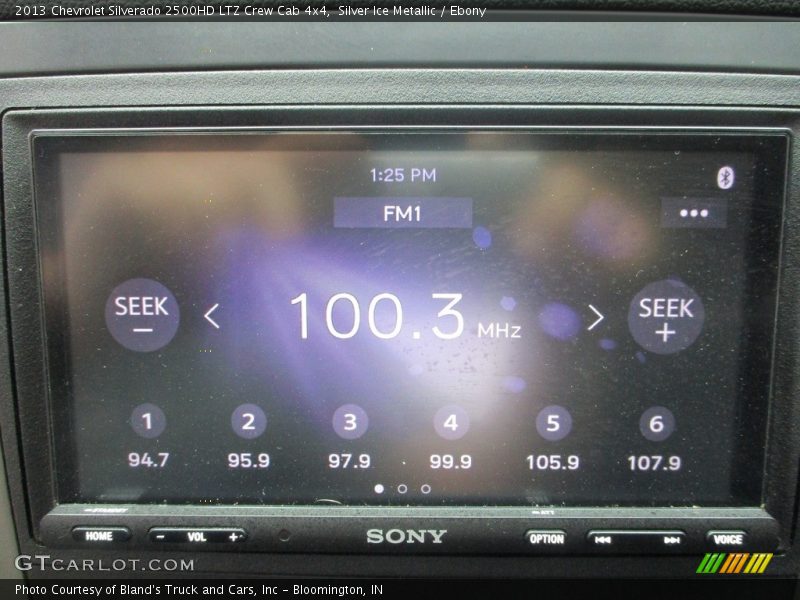 Silver Ice Metallic / Ebony 2013 Chevrolet Silverado 2500HD LTZ Crew Cab 4x4