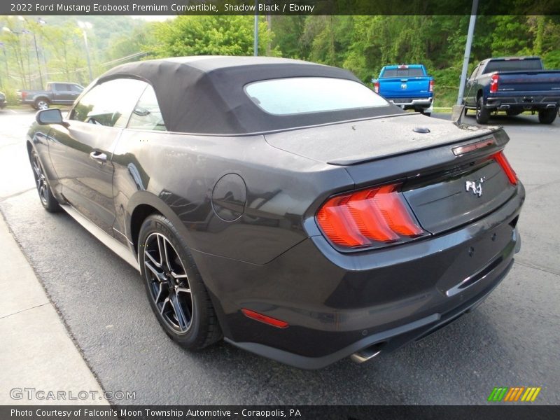 Shadow Black / Ebony 2022 Ford Mustang Ecoboost Premium Convertible