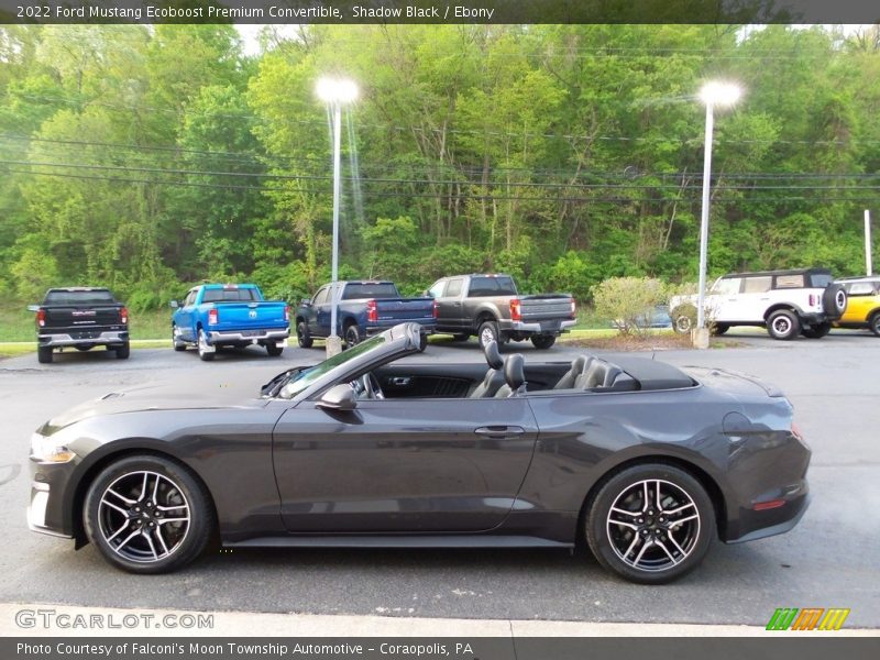 Shadow Black / Ebony 2022 Ford Mustang Ecoboost Premium Convertible