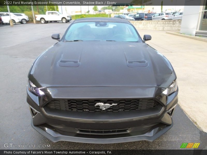 Shadow Black / Ebony 2022 Ford Mustang Ecoboost Premium Convertible