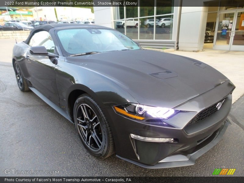 Shadow Black / Ebony 2022 Ford Mustang Ecoboost Premium Convertible
