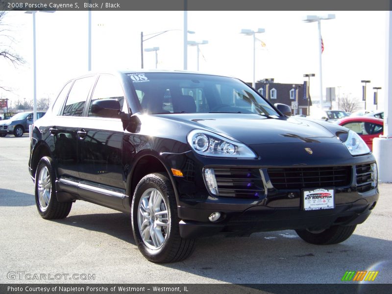 Black / Black 2008 Porsche Cayenne S