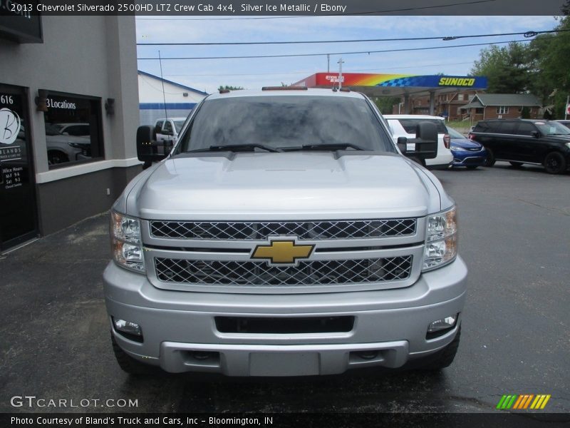 Silver Ice Metallic / Ebony 2013 Chevrolet Silverado 2500HD LTZ Crew Cab 4x4