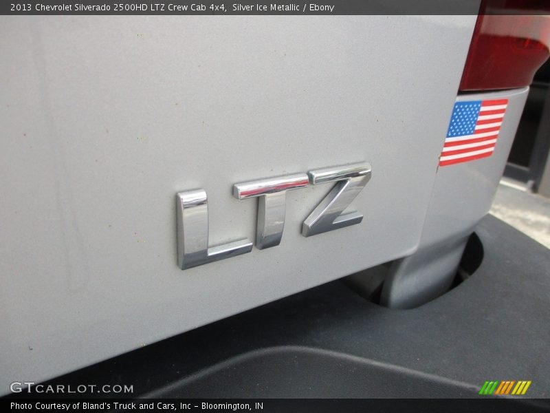 Silver Ice Metallic / Ebony 2013 Chevrolet Silverado 2500HD LTZ Crew Cab 4x4