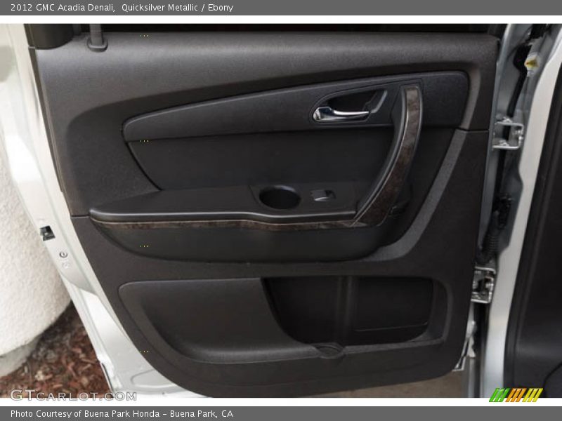 Quicksilver Metallic / Ebony 2012 GMC Acadia Denali