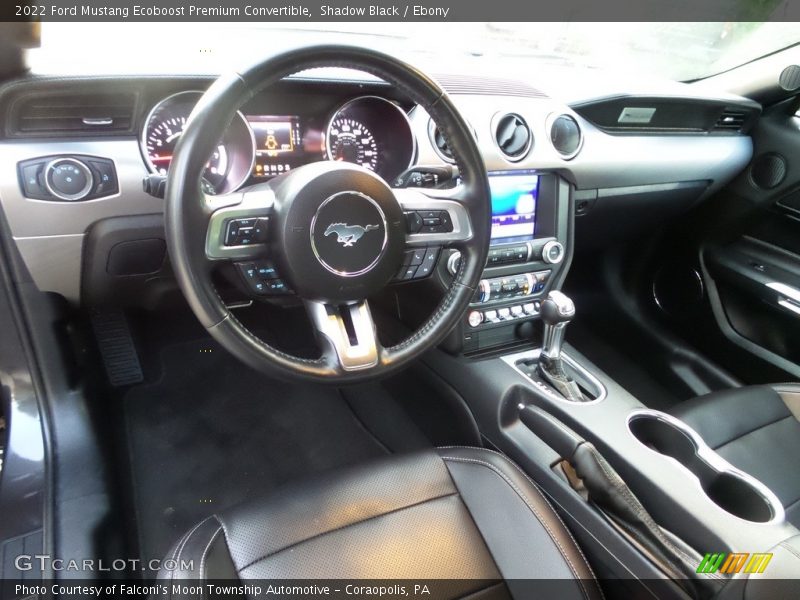 Shadow Black / Ebony 2022 Ford Mustang Ecoboost Premium Convertible