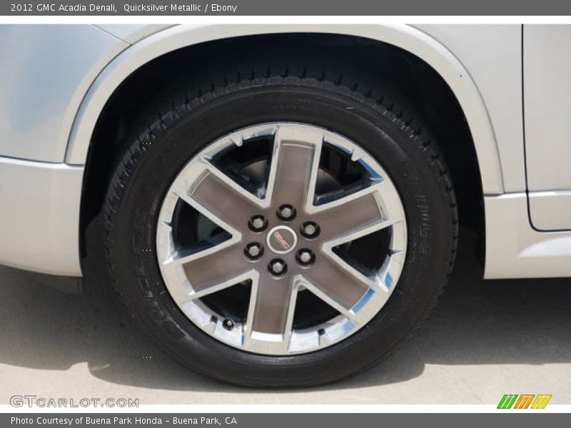 Quicksilver Metallic / Ebony 2012 GMC Acadia Denali