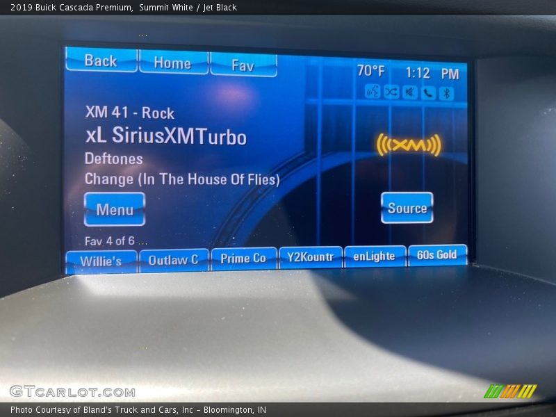 Summit White / Jet Black 2019 Buick Cascada Premium