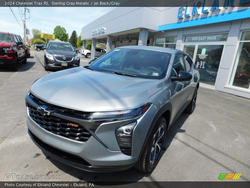 Sterling Gray Metallic / Jet Black/Gray 2024 Chevrolet Trax RS