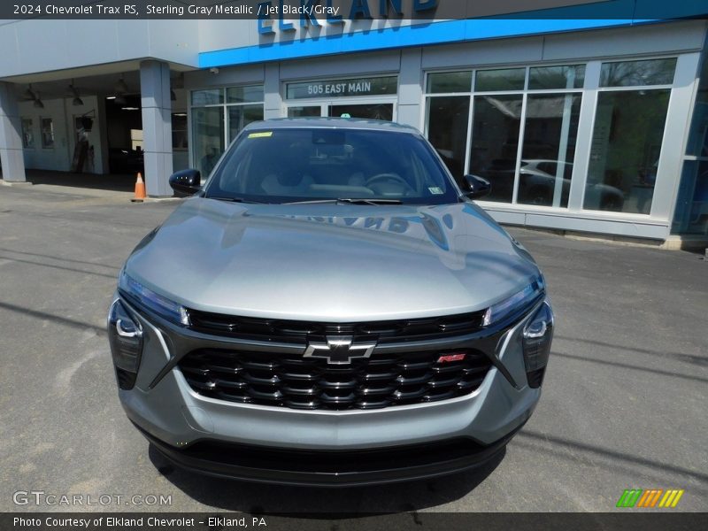 Sterling Gray Metallic / Jet Black/Gray 2024 Chevrolet Trax RS