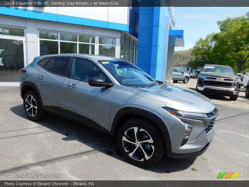 Sterling Gray Metallic / Jet Black/Gray 2024 Chevrolet Trax RS
