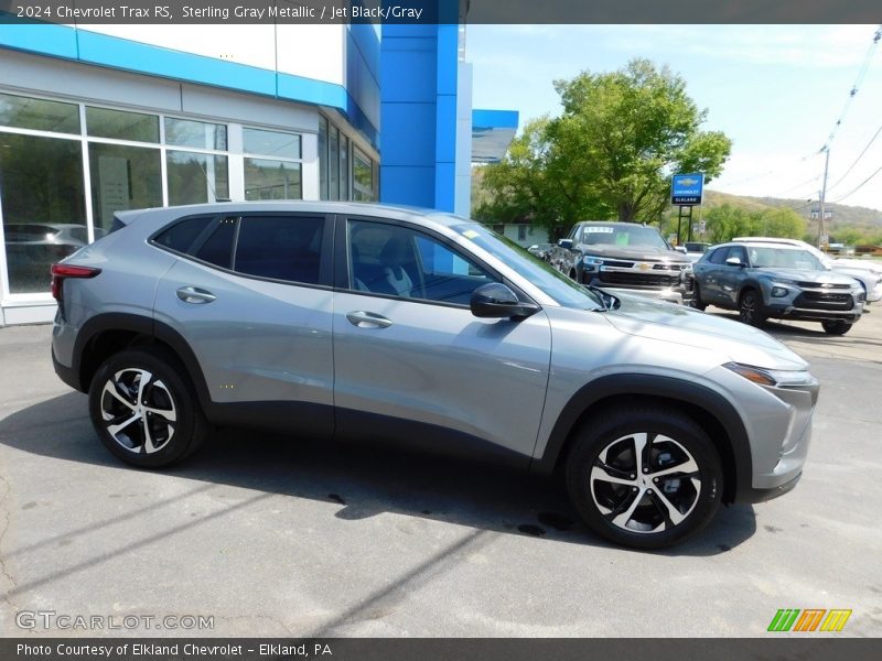 Sterling Gray Metallic / Jet Black/Gray 2024 Chevrolet Trax RS