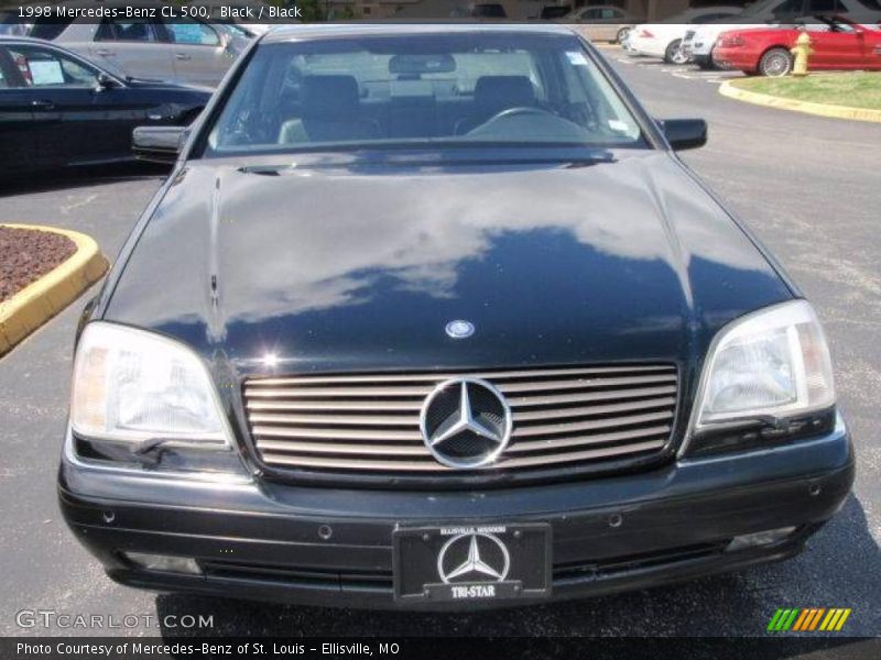 Black / Black 1998 Mercedes-Benz CL 500