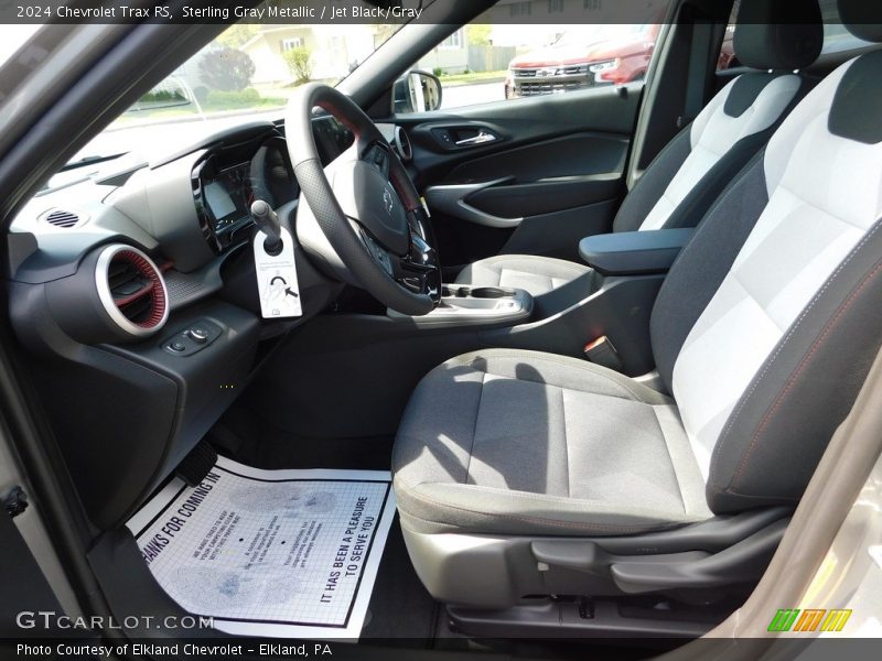 Sterling Gray Metallic / Jet Black/Gray 2024 Chevrolet Trax RS