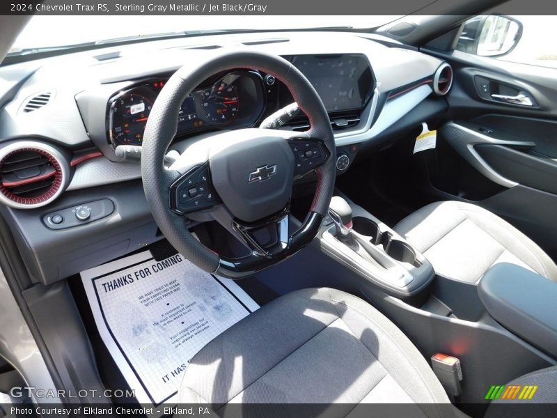 Sterling Gray Metallic / Jet Black/Gray 2024 Chevrolet Trax RS