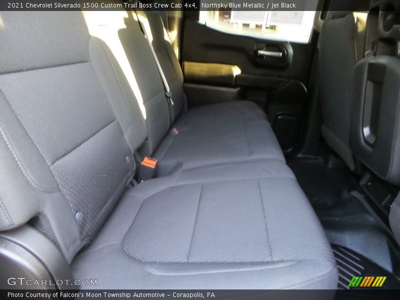 Northsky Blue Metallic / Jet Black 2021 Chevrolet Silverado 1500 Custom Trail Boss Crew Cab 4x4