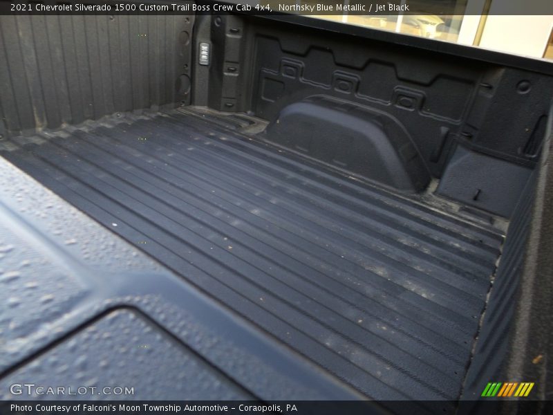 Northsky Blue Metallic / Jet Black 2021 Chevrolet Silverado 1500 Custom Trail Boss Crew Cab 4x4