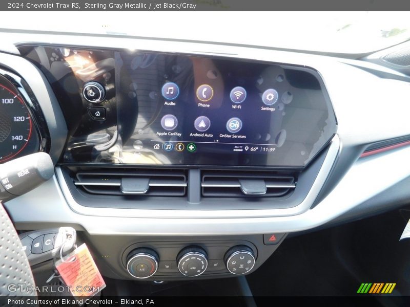Sterling Gray Metallic / Jet Black/Gray 2024 Chevrolet Trax RS