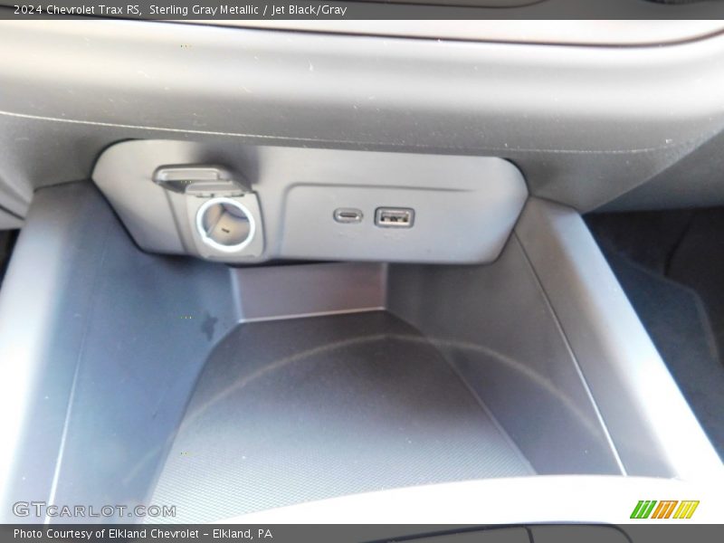 Sterling Gray Metallic / Jet Black/Gray 2024 Chevrolet Trax RS