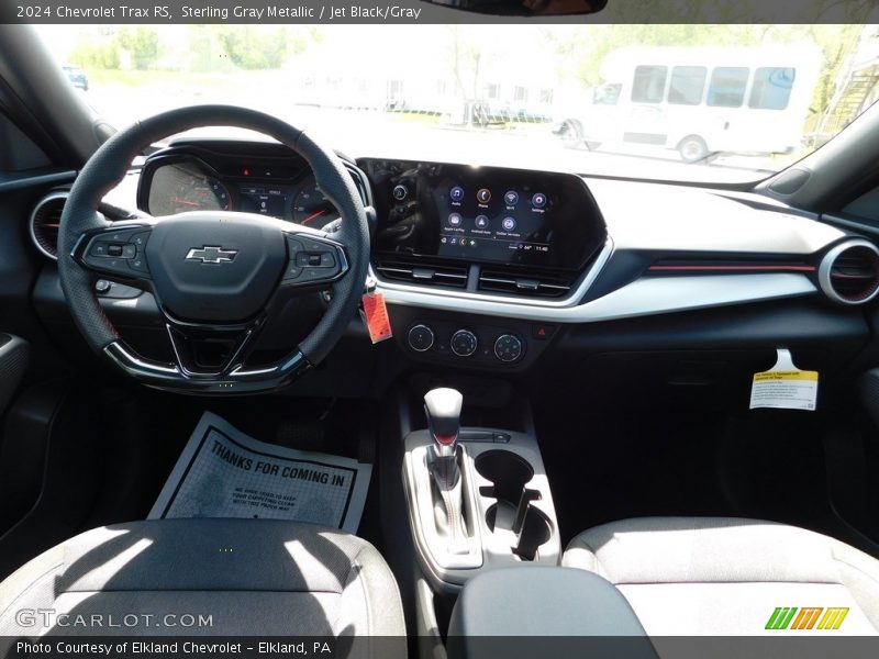Sterling Gray Metallic / Jet Black/Gray 2024 Chevrolet Trax RS